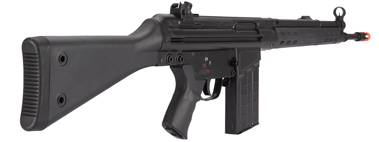 LCT LC-3A3-SB-AEG LC-3 Full Size Steel Airsoft AEG Rifle (Color: Black) - Click Image to Close