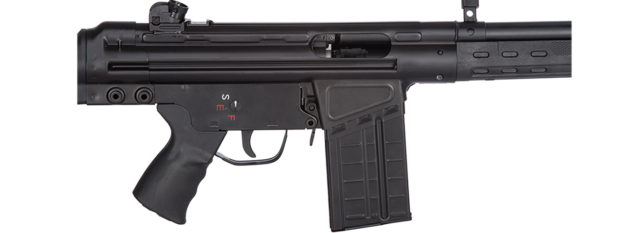 LCT LC-3A3-SB-AEG LC-3 Full Size Steel Airsoft AEG Rifle (Color: Black) - Click Image to Close