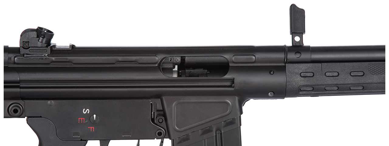 LCT LC-3AR-AEG LC-3 AR AIRSOFT AEG W/ RIS HANDRAIL AND AR STOCK (COLOR: BLACK)