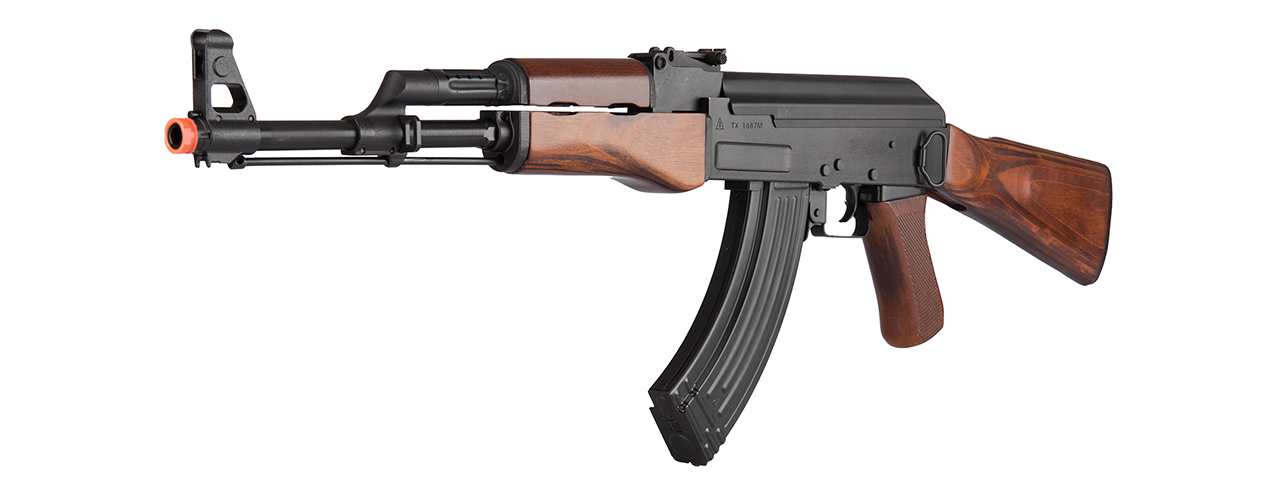 LCT-LCK47-AEG LCK47 Full Metal Airsoft AK47 Series AEG w/ Real Wood - Click Image to Close