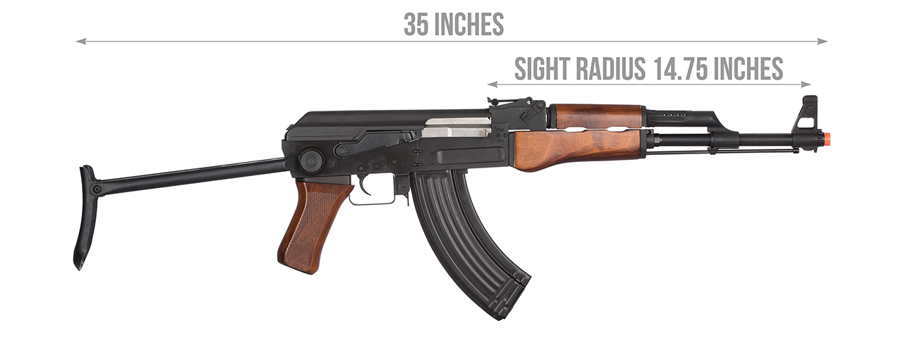 LCT-LCK47S-AEG LCK47S Full Metal Airsoft AK47 Series AEG w/ Real Wood - Click Image to Close