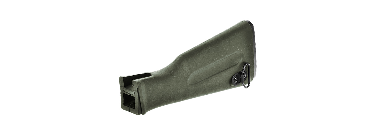 LCT AIRSOFT AK SERIES AEG PLASTIC FIXED STOCK - OLIVE - Click Image to Close