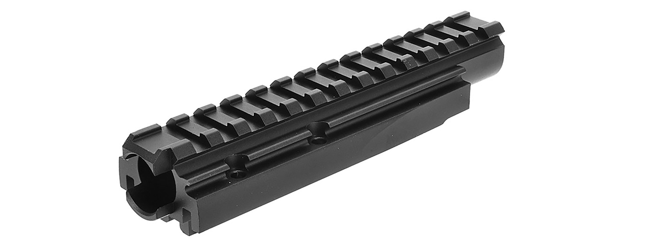 LCT AIRSOFT AMD-65 SERIES AEG 20MM FORWARD OPTICAL RAIL SYSTEM - BLACK - Click Image to Close