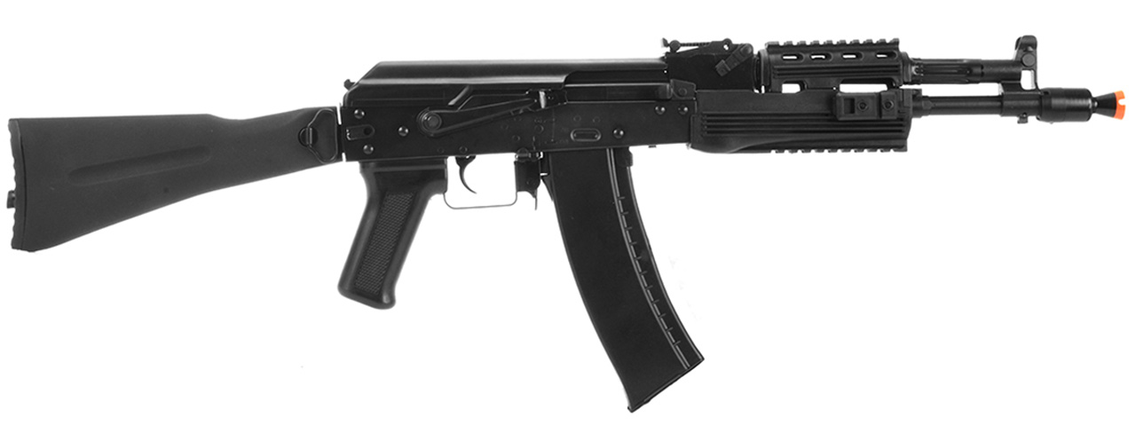 LCT Airsoft AK-102 Assault Rifle AEG w/ Folding Stock (Black) - Click Image to Close