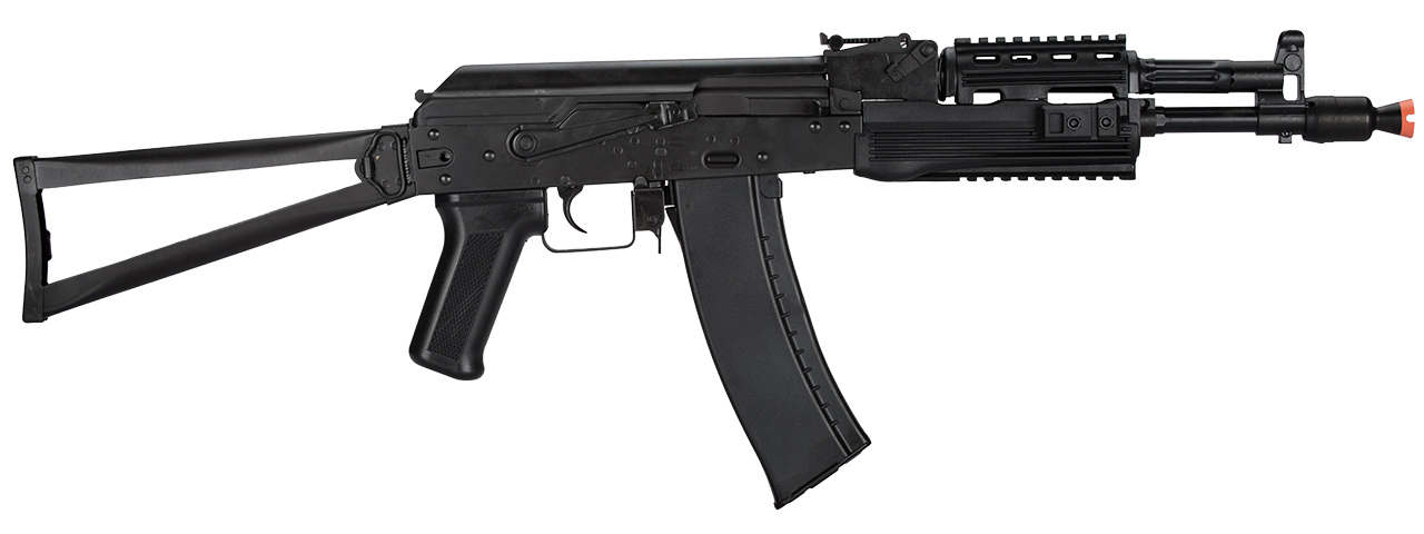 LCT Airsoft AK-105 Assault Rifle AEG W/ Folding Stock (Black)