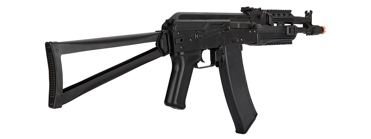 LCT Airsoft AK-105 Assault Rifle AEG W/ Folding Stock (Black) - Click Image to Close
