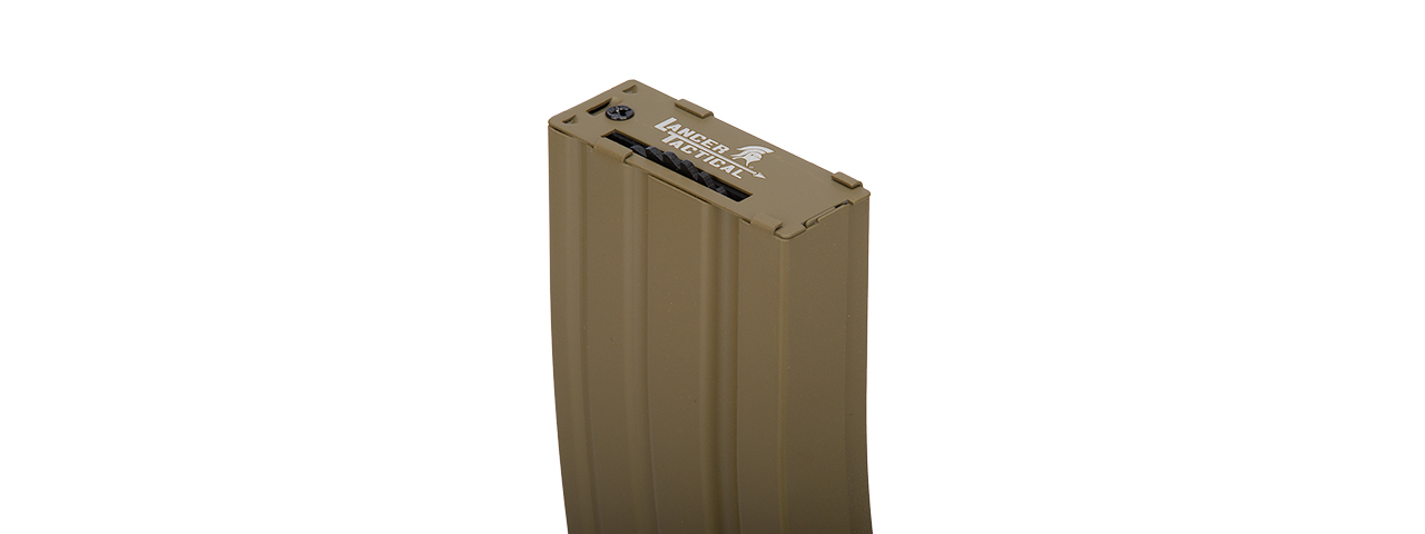 LT-01T-MAG-G2 HIGH CAPACITY 300RD METAL AEG GEN 2 MAGAZINE (TAN) - Click Image to Close