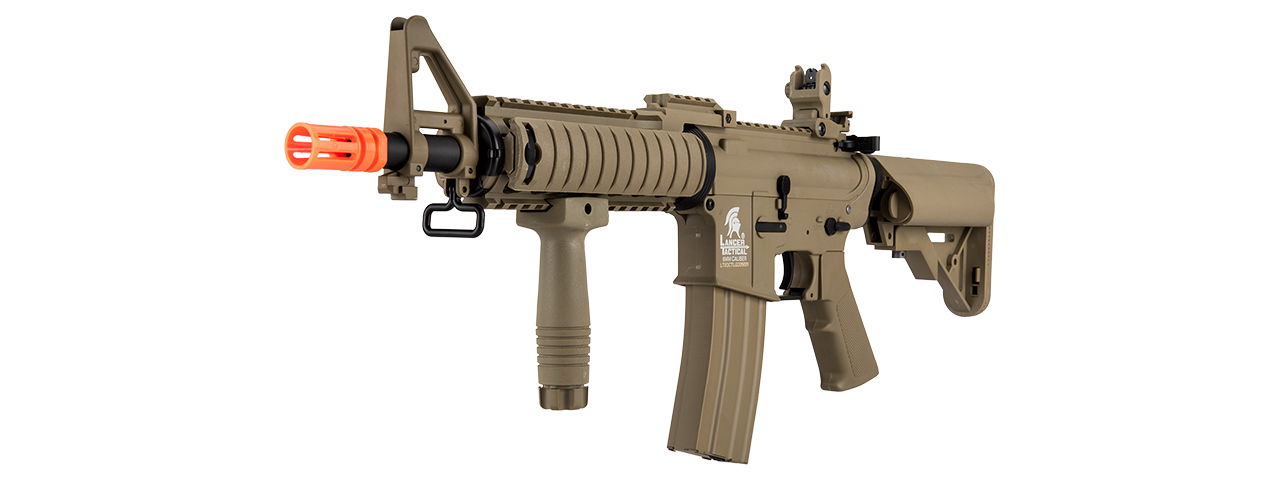 Lancer Tactical Gen 2 RAS Airsoft AEG Rifle (Color: Tan) - Click Image to Close