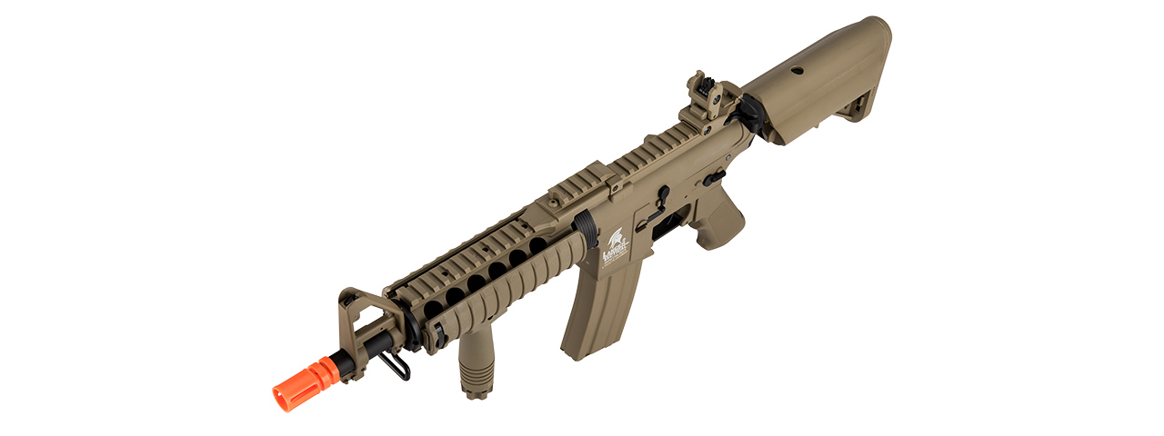 Lancer Tactical Gen 2 RAS Airsoft AEG Rifle (Color: Tan) - Click Image to Close