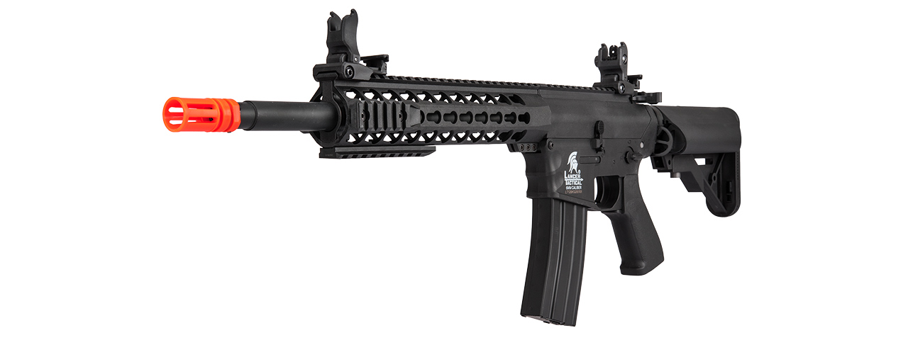 Lancer Tactical Gen 2 10" KeyMod M4 Evo Airsoft AEG Rifle - Black (Battery and Charger Included)