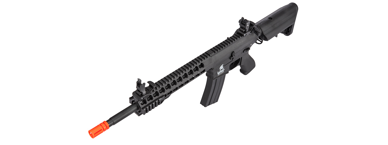 Lancer Tactical Gen 2 10" KeyMod M4 Evo Airsoft AEG Rifle - Black (Battery and Charger Included) - Click Image to Close