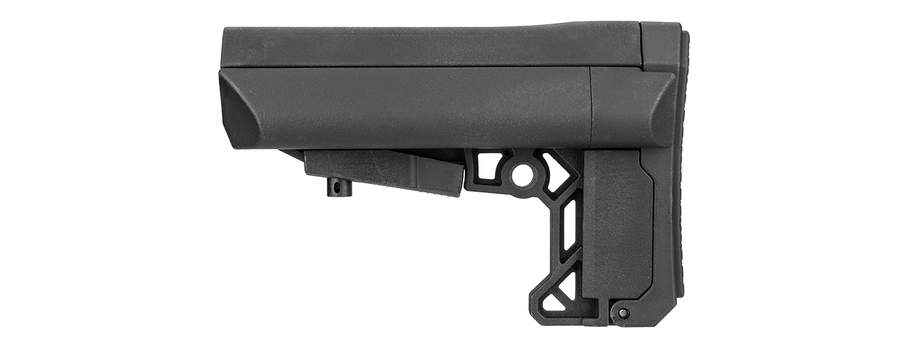 LT-18STOCK RETRACTABLE LT-18 STOCK FOR M4 AIRSOFT AEGS (BLACK)