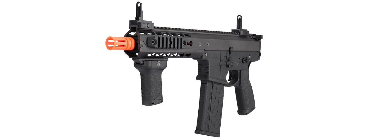 LT-200BC WARLORD 8" INCH TYPE C METAL AEG AIRSOFT SMG (BLACK)