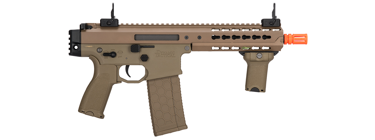 LT-200TC WARLORD 8" INCH TYPE C METAL AEG AIRSOFT SMG (DARK EARTH) - Click Image to Close