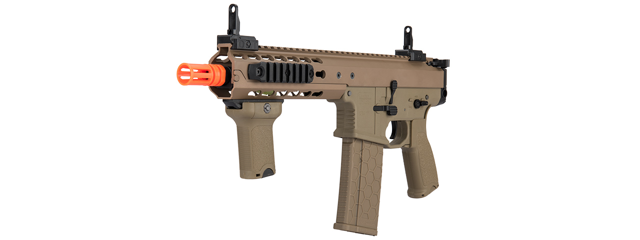 LT-200TC WARLORD 8" INCH TYPE C METAL AEG AIRSOFT SMG (DARK EARTH) - Click Image to Close