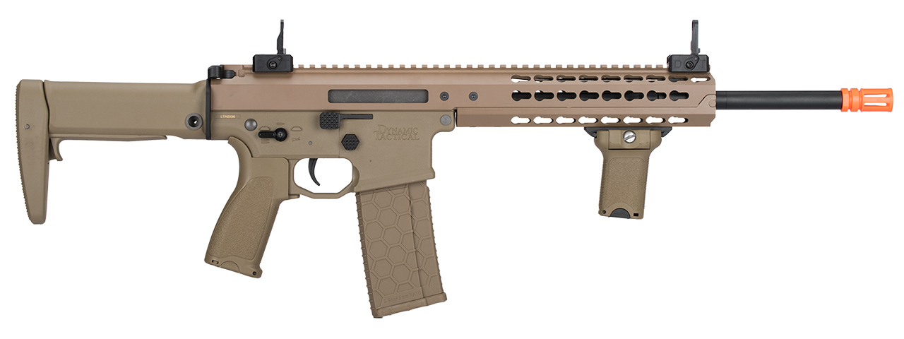 LT-201TA WARLORD 10.5" AEG TYPE A CARBINE AIRSOFT RIFLE (DARK EARTH) - Click Image to Close