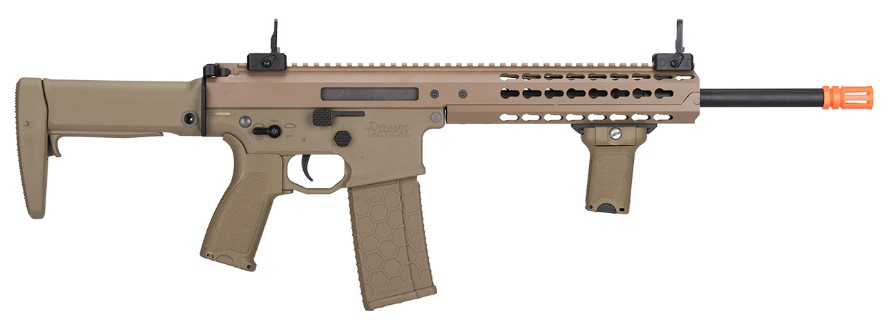 LT-201TA WARLORD 10.5" AEG TYPE A CARBINE AIRSOFT RIFLE (DARK EARTH)