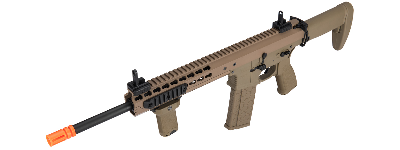 LT-201TA WARLORD 10.5" AEG TYPE A CARBINE AIRSOFT RIFLE (DARK EARTH) - Click Image to Close