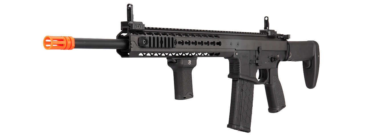 LT-202BA WARLORD 18" AEG TYPE A DMR AIRSOFT RIFLE (BLACK) - Click Image to Close