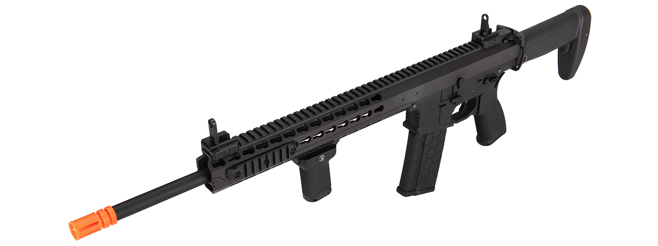 LT-202BA WARLORD 18" AEG TYPE A DMR AIRSOFT RIFLE (BLACK) - Click Image to Close
