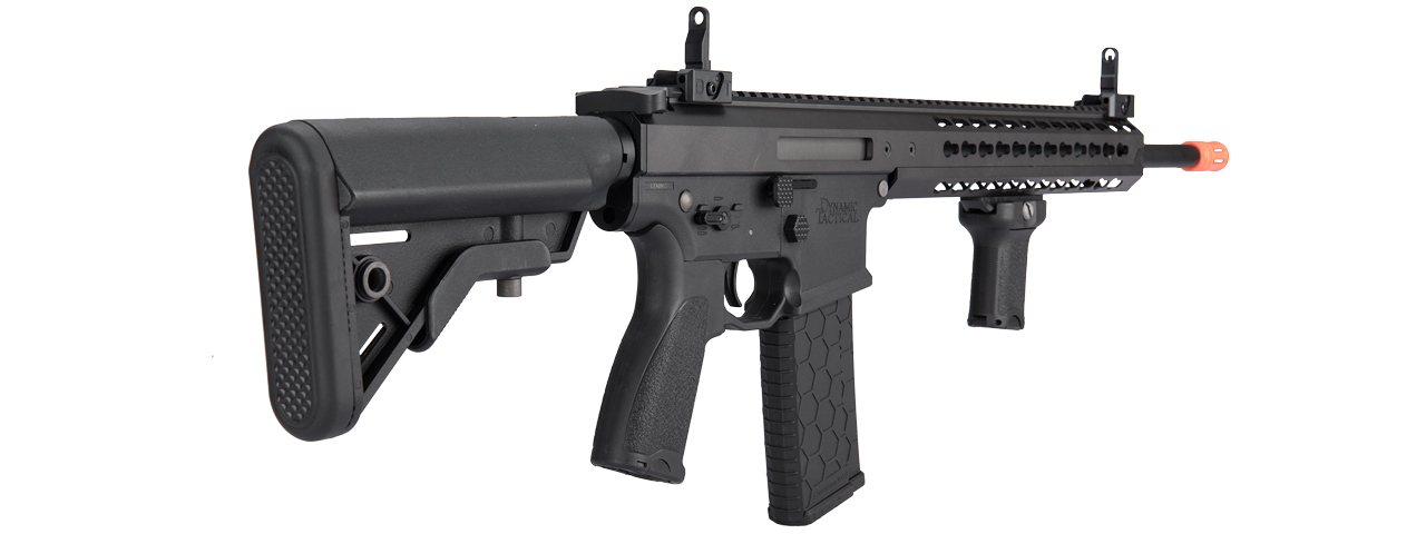 LT-202BB WARLORD 18" AEG TYPE B DMR AIRSOFT RIFLE (BLACK) - Click Image to Close