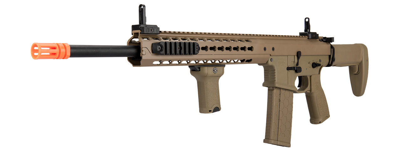 LT-202TA WARLORD 18" AEG TYPE A DMR AIRSOFT RIFLE (DARK EARTH) - Click Image to Close