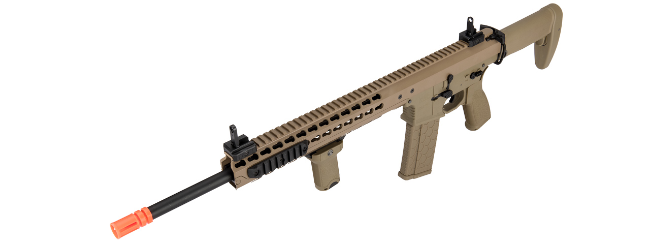 LT-202TA WARLORD 18" AEG TYPE A DMR AIRSOFT RIFLE (DARK EARTH) - Click Image to Close