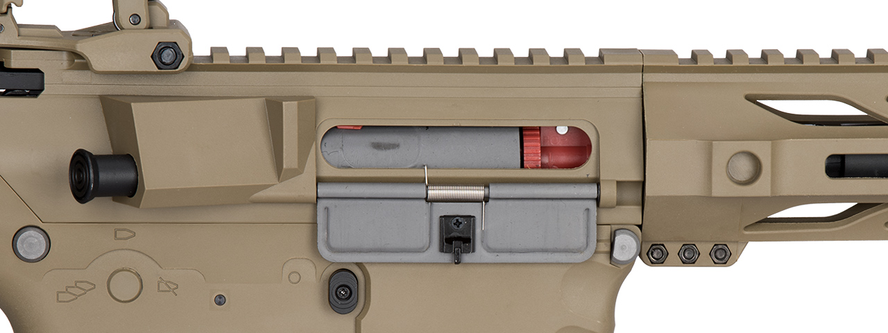 Lancer Tactical Low FPS Gen 2 M4 SPR Interceptor Airsoft AEG Rifle (Color: Tan)