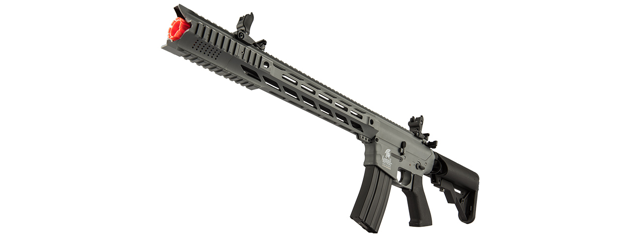 Lancer Tactical Gen 2 SPR Interceptor Airsoft AEG Rifle (Color: Gray) - Click Image to Close