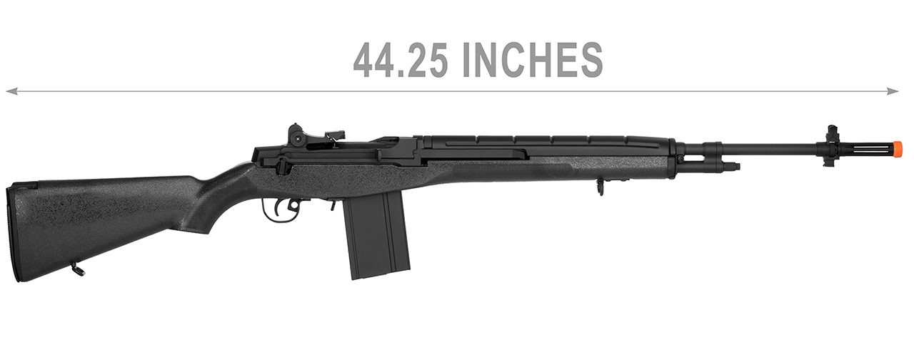 Lancer Tactical LT-732 Full Stock 44" M14 SOCOM Airsoft AEG (Black)