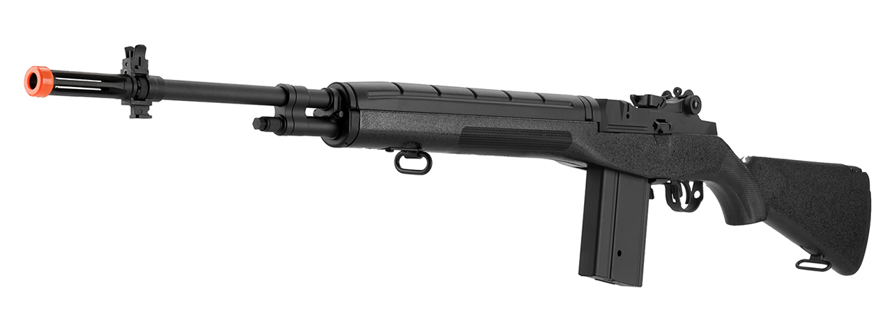 Lancer Tactical LT-732 Full Stock 44" M14 SOCOM Airsoft AEG (Black) - Click Image to Close