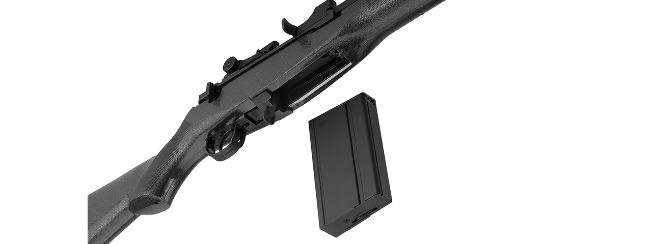 Lancer Tactical LT-732 Full Stock 44" M14 SOCOM Airsoft AEG (Black) - Click Image to Close