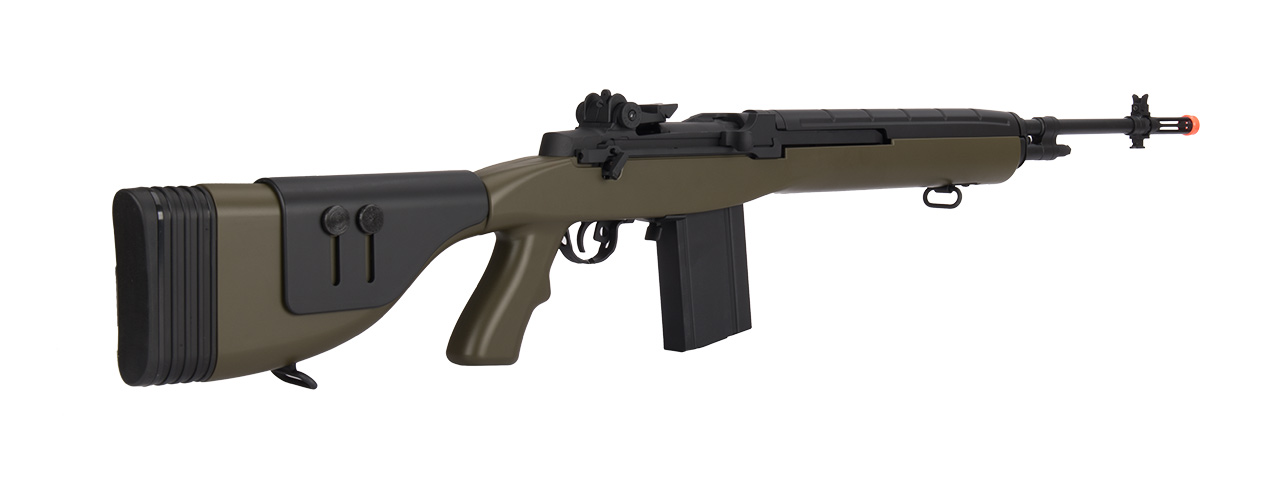 Lancer Tactical LT-732 DMR Stock 45" M14 SOCOM Airsoft AEG (OD Green) - Click Image to Close