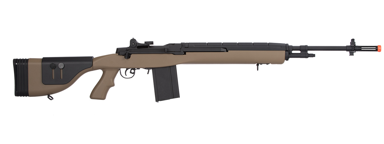 Lancer Tactical LT-732 DMR Stock 45" M14 SOCOM Airsoft AEG (Tan)