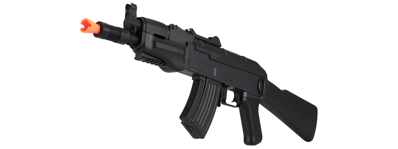 LT-737 METAL AK47 AEG AIRSOFT RIFLE W/ BATTERY & CHARGER (BLACK) - Click Image to Close