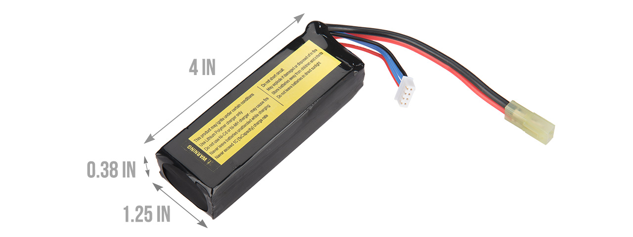 Lancer Tactical 11.1v 2300mAh 15C Brick Lipo Battery