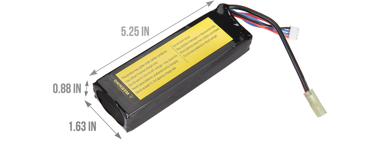 Lancer Tactical 11.1V 4000mAh 25C Brick LiPo Battery