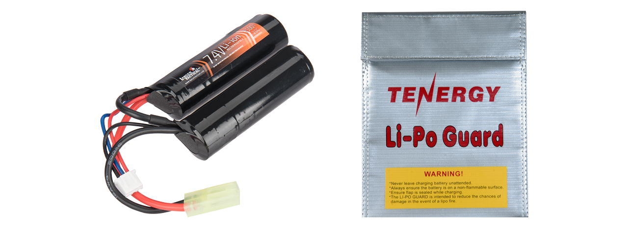 Lancer Tactical 7.4V 2500mAh 25C Butterfly Li-ion Battery