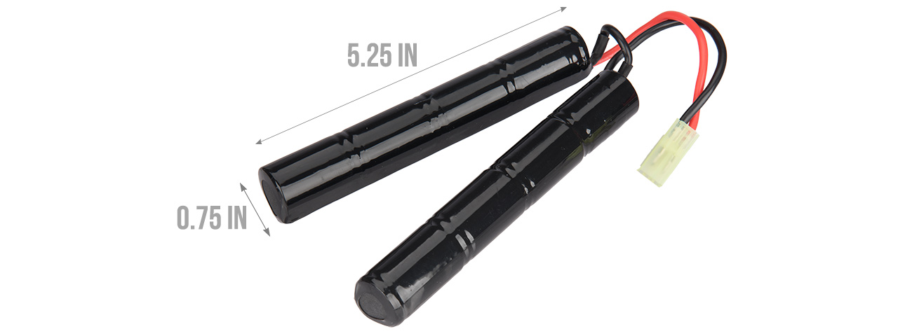 Lancer Tactical 9.6v 2200mAh Nunchuck NiMh Battery - Click Image to Close