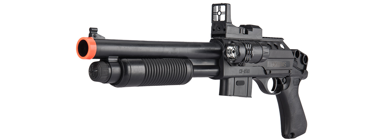 M0581A M0581A TACTICAL PUMP ACTION SPRING SHOTGUN (BLACK)