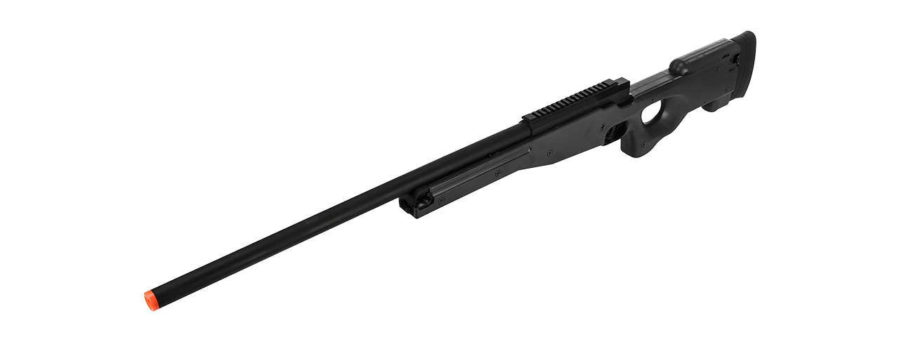 M96B L96 SPRING BOLT ACTION AIRSOFT RIFLE (BLACK) - Click Image to Close