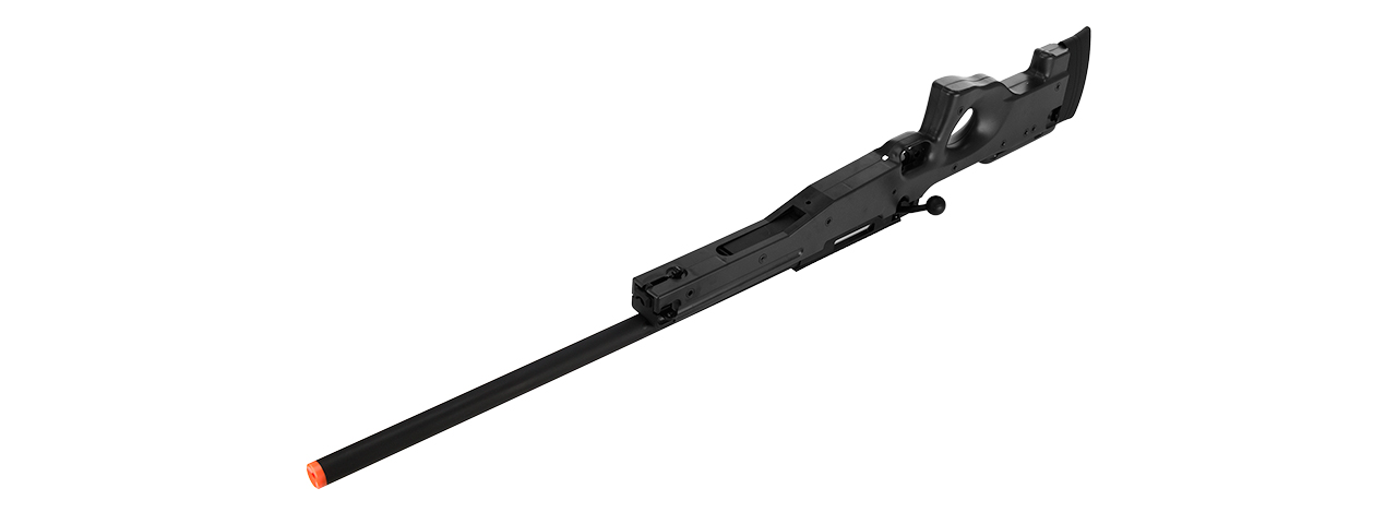 M96B L96 SPRING BOLT ACTION AIRSOFT RIFLE (BLACK) - Click Image to Close