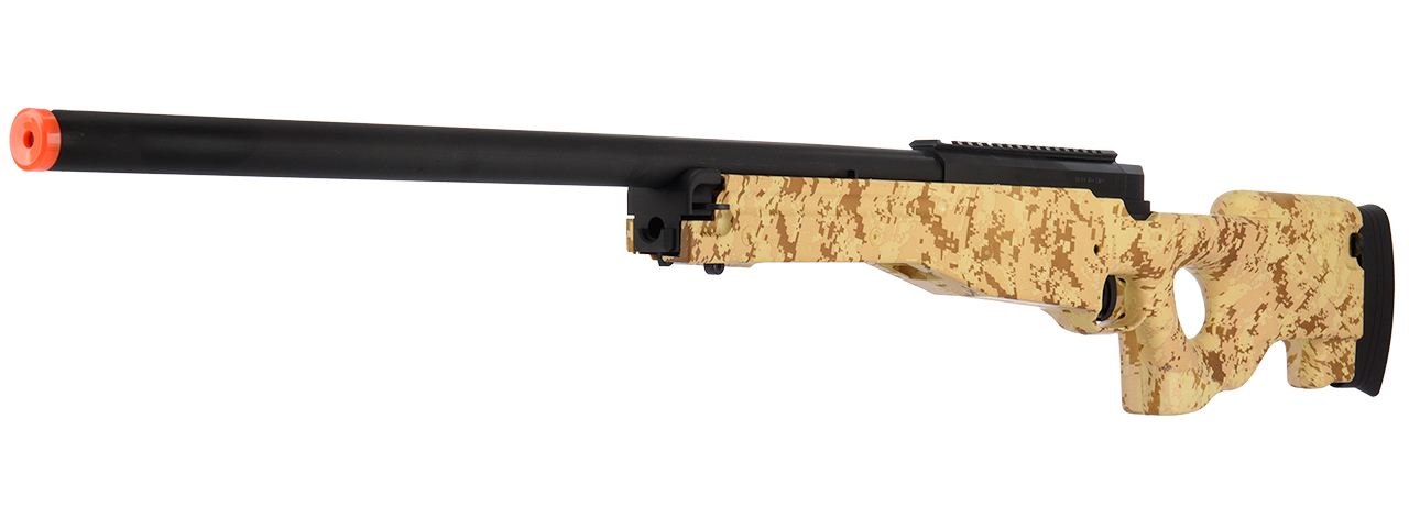 M96C L96 SPRING BOLT ACTION AIRSOFT RIFLE (DESERT DIGITAL) - Click Image to Close