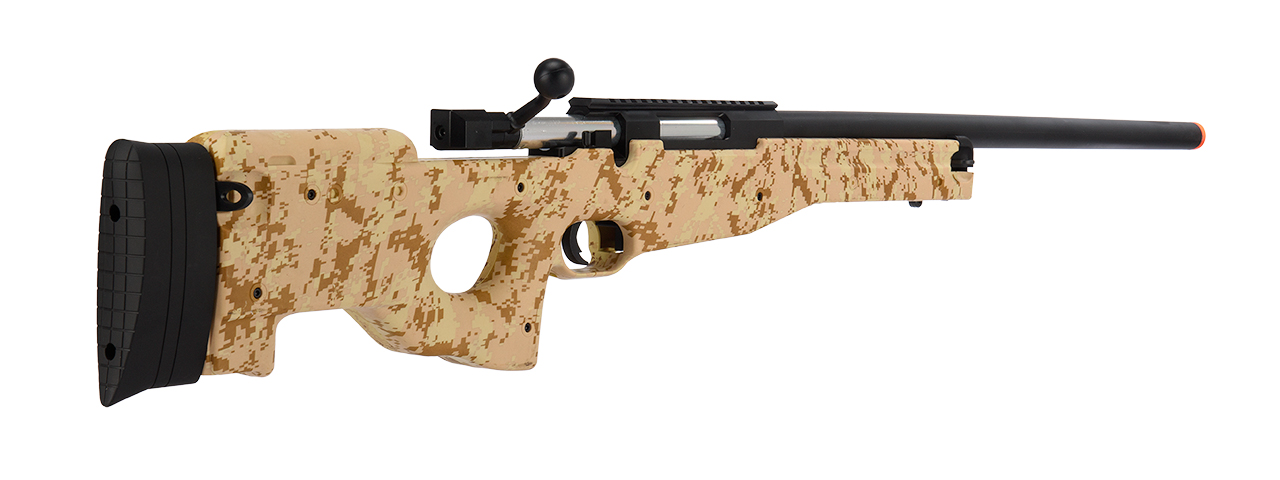 M96C L96 SPRING BOLT ACTION AIRSOFT RIFLE (DESERT DIGITAL) - Click Image to Close