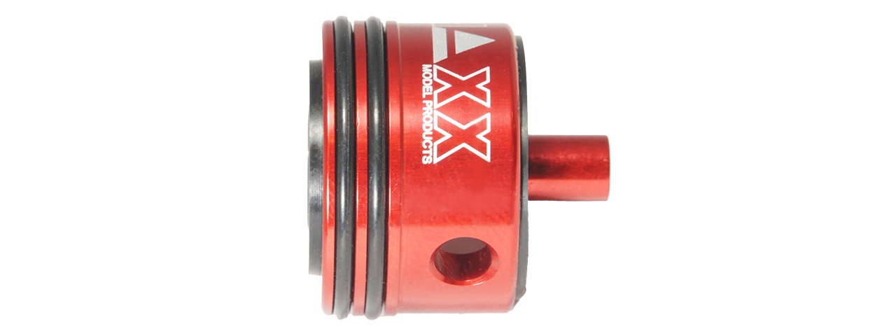 MX-CYL001CHS ALUMINUM DOUBLE AIRSEAL & DAMPER AEG CYLINDER HEAD (RED)