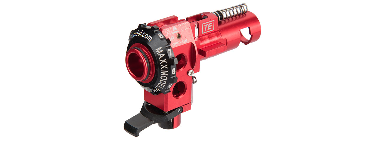 MX-HOP003PRO CNC ALUMINUM HOP-UP CHAMBER TE PRO (RED)