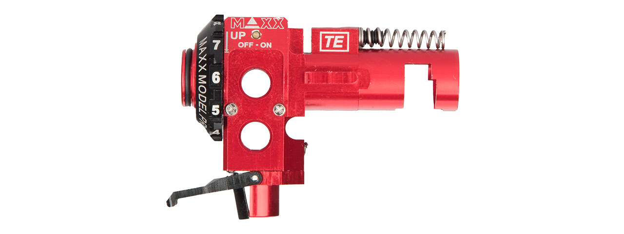 MX-HOP003PRO CNC ALUMINUM HOP-UP CHAMBER TE PRO (RED)