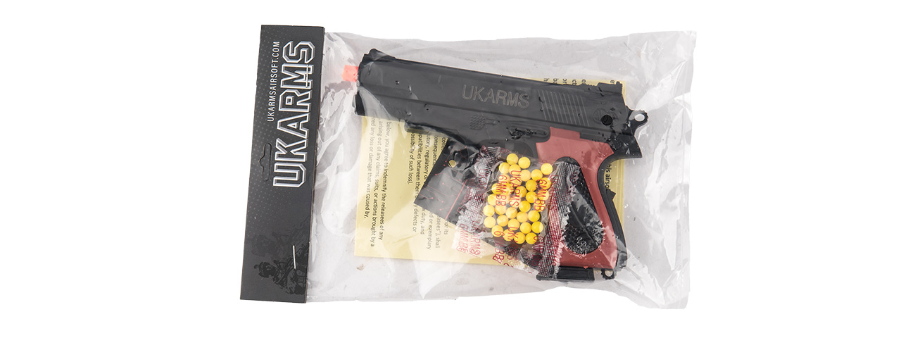 P238BAG P238 POLYMER AIRSOFT SPRING PISTOL IN BAG (BLACK) - Click Image to Close