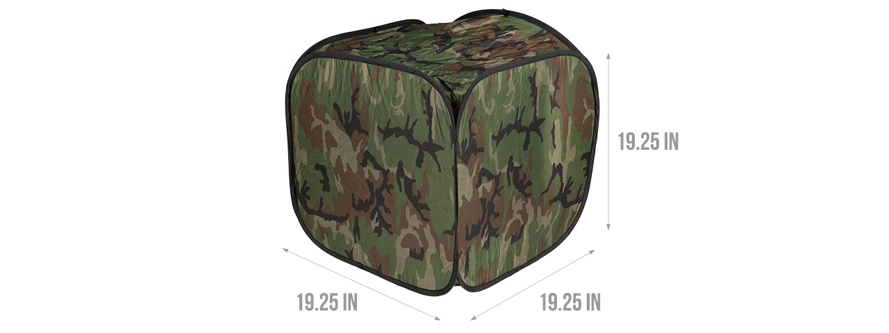 PRIMA-AC-5604 BB TARGET TRAP TENT (CAMOUFLAGE)