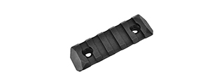 PTS ENHANCED 5-SLOT POLYMER KEYMOD AIRSOFT RAIL SECTION - BLACK